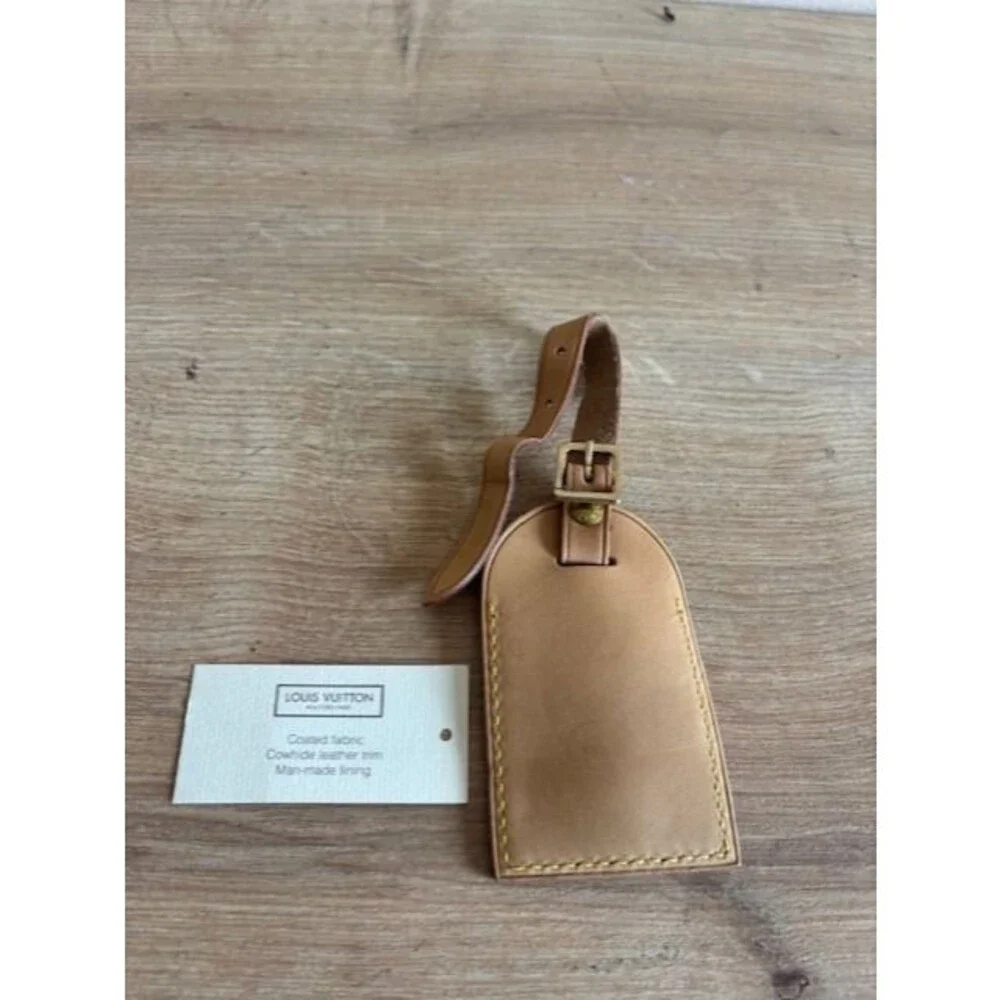 Louis Vuitton authentic id tag